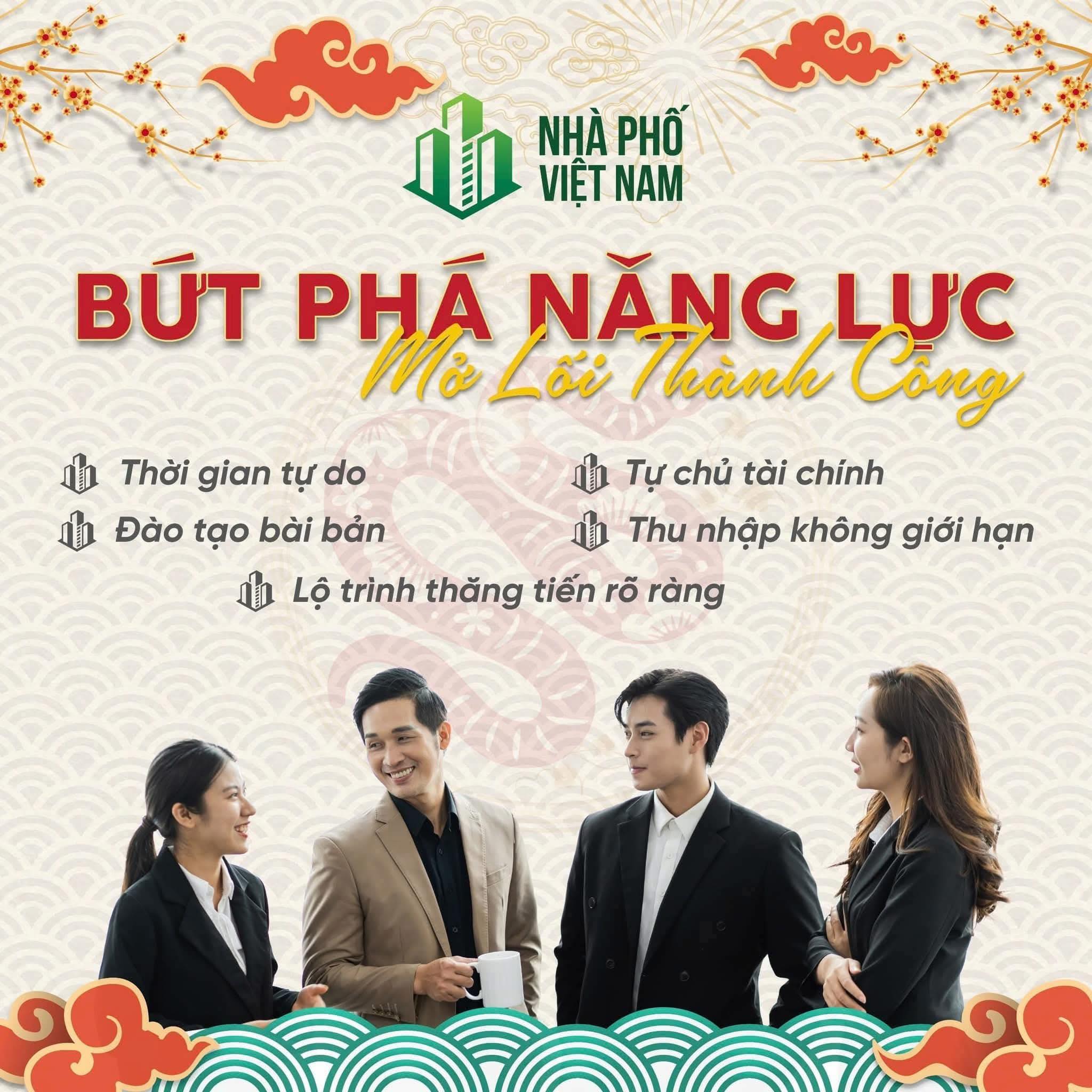 🔥 💚TẬP ĐOÀN NHÀ PHỐ VIỆT NAM – TUYỂN DỤNG NHÂN VIÊN KINH DOANH BĐS 🔥💚