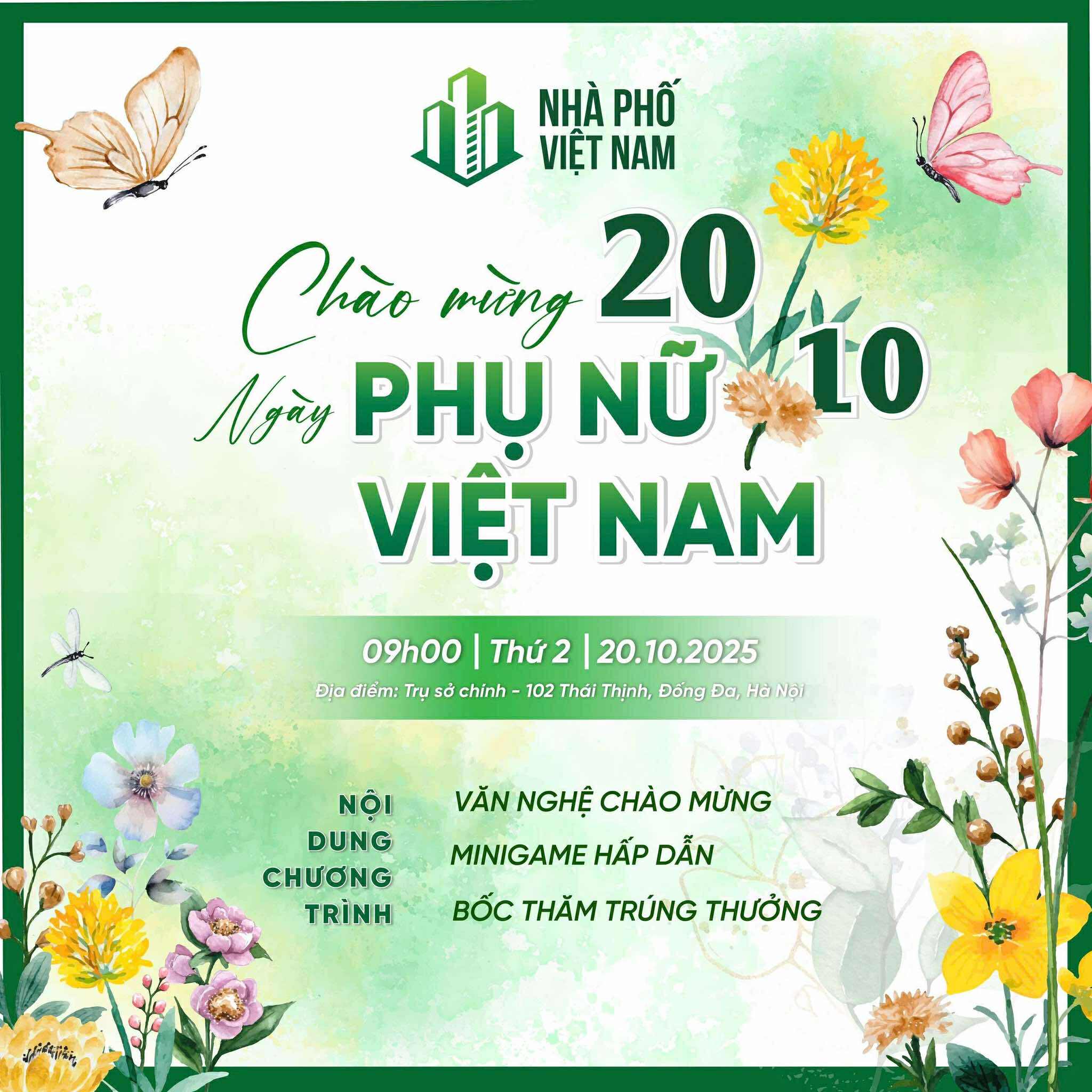 CHÀO MỪNG NGÀY PHỤ NỮ VIỆT NAM 20/10