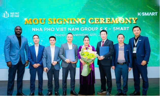 TẬP ĐOÀN NHÀ PHỐ VIỆT NAM & K-SMART – HỢP TÁC NÂNG CAO NĂNG LỰC ĐÀO TẠO TRÊN NỀN TẢNG SỐ